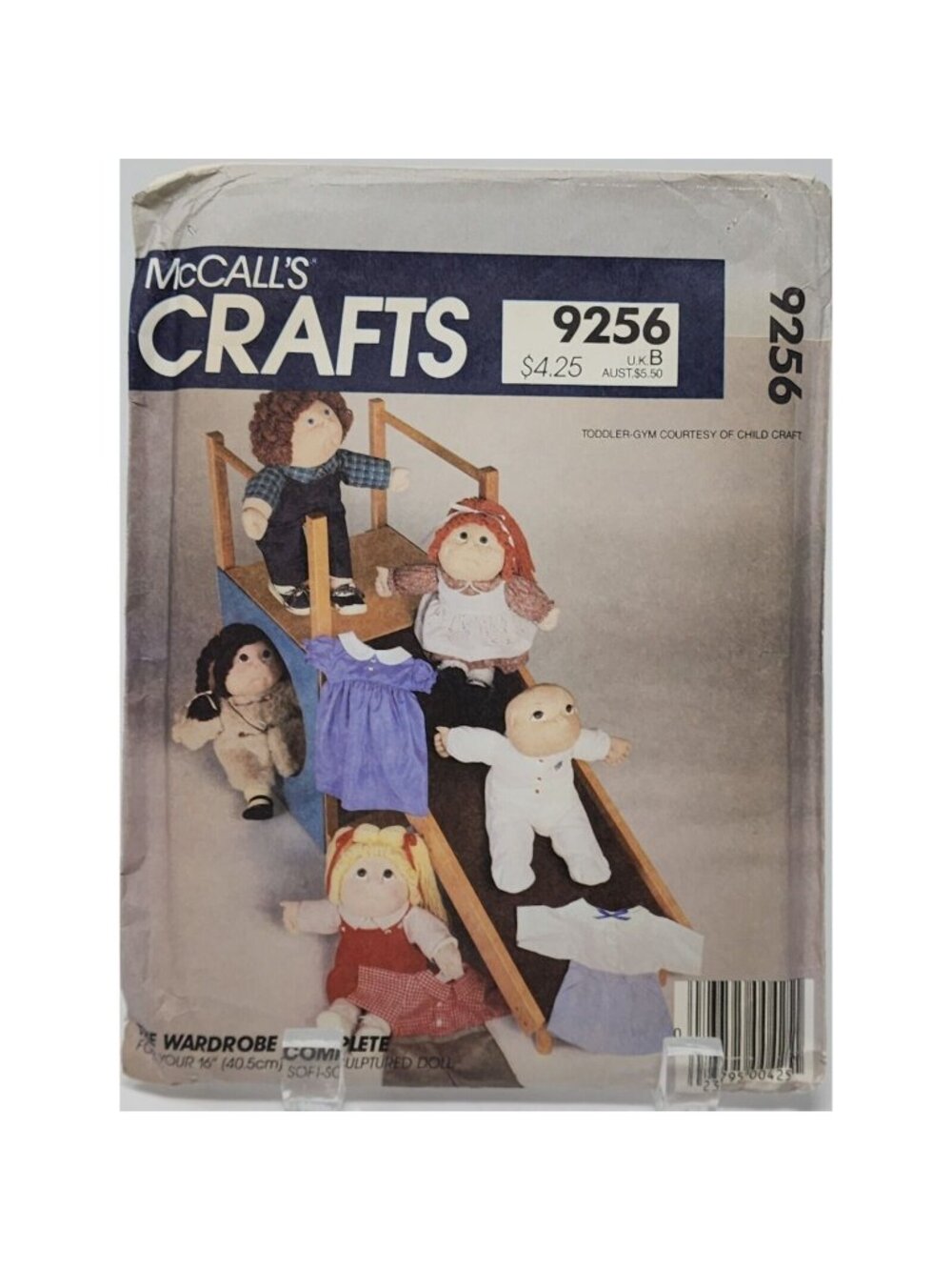 McCall's 16" Doll Clothes Pattern #9256 Factory Folded